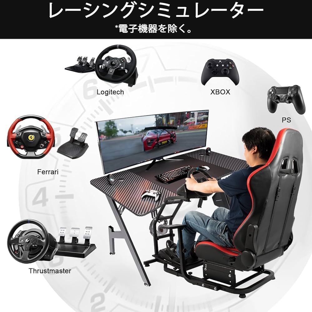 激レア　グランツーリスモ　レーシングコックピット　プレイシート　赤　レッド F1 激レア グランツーリスモ レーシングコックピット プレイシート